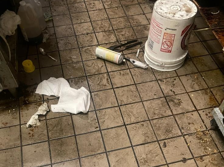 Commercial Cleaning - Before