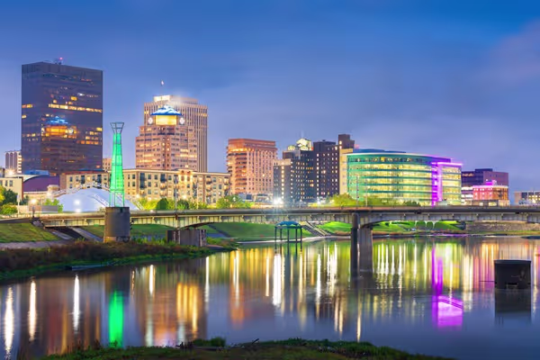 Dayton OH skyline